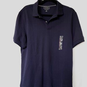 Club Room Navy Blue Polo Shirt Medium